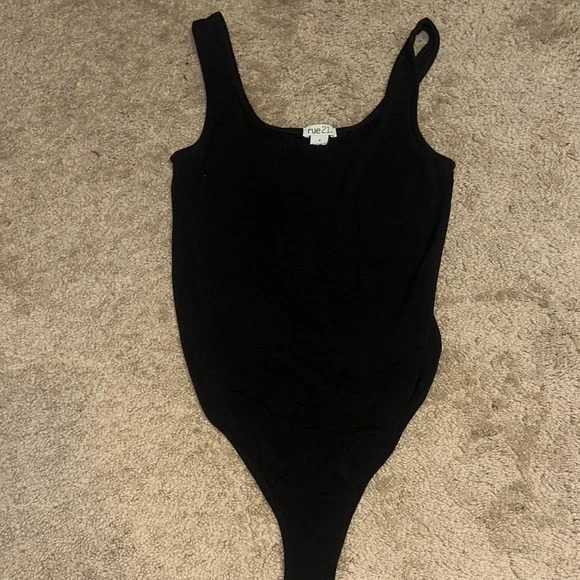 Rue21 Classic Black Bodysuit - Picture 1 of 1